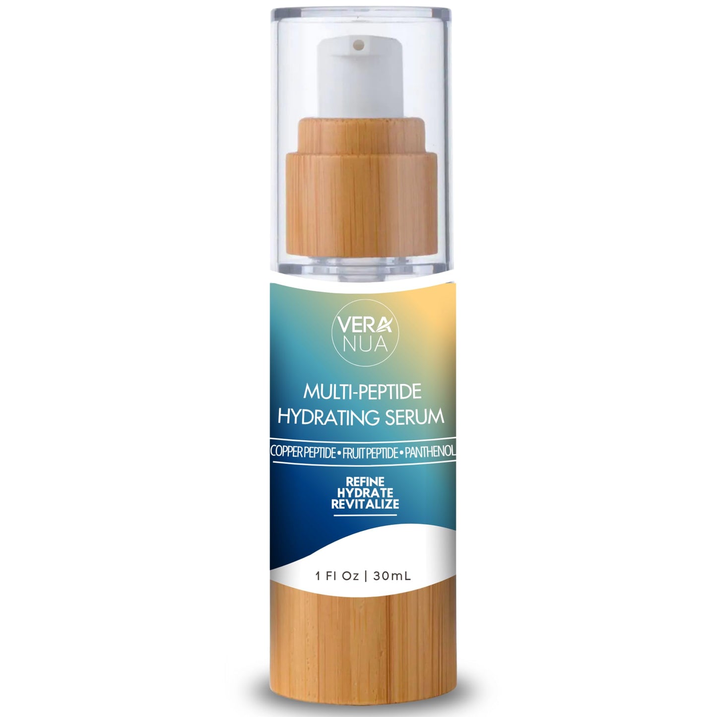 Copper Peptide Hydration Face Serum – With GHK-Cu, Panthenol, Fig Enzyme & Hydrolyzed Fruit Protein | Firming, Hydrating & Radiance Boosting For All Skin Types | Improves Texture & Radiance (1 fl oz)